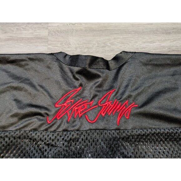 Vintage West Coast Choppers Jesse James CFL Football Jersey Majestic Black Large - Picture 10 of 12